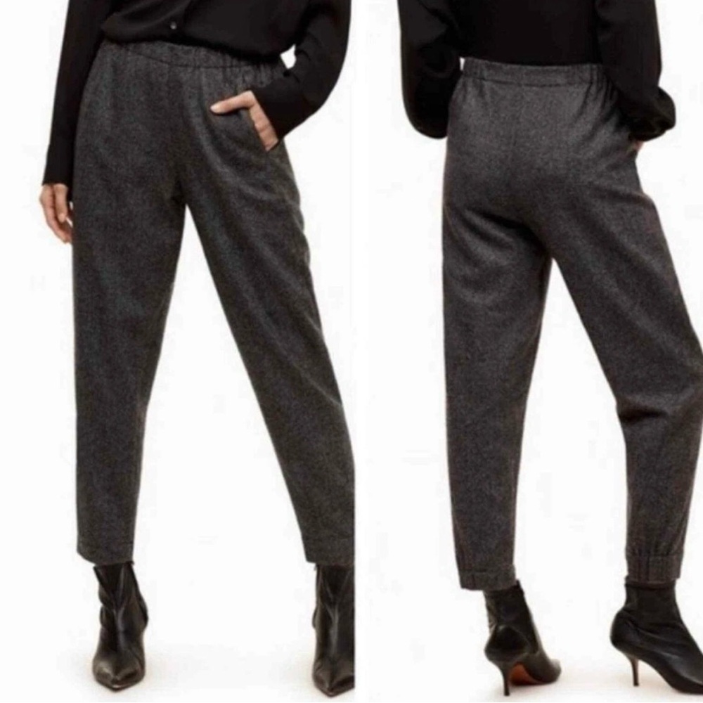 NWOT Aritzia Babaton Cohen Stretch Wool Cashmere Crop Dress Pant